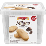 Pepperidge Farm Milano Dark Chocolate Cookies – Family Pantry Staple for Mom's Lunch Packing Routine, Bulk 20 Pack