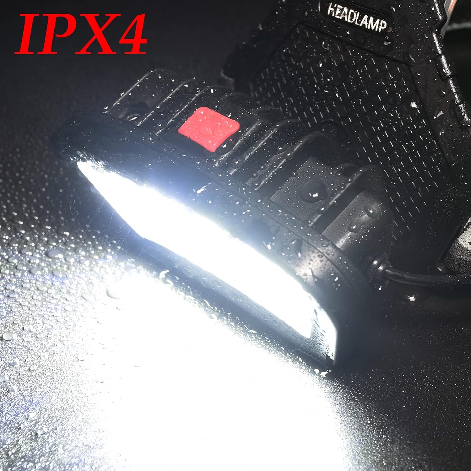 DARKBEAM 2000 Lumen Rechargeable Headlight – Hands-Free Beam for Construction Sites, Plumbers and Electricians