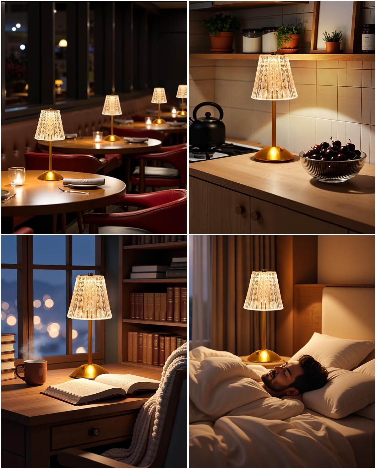 Dask Lamp 30-Hour Battery Rechargeable Lamp – Camping and Picnic Light with USB-C Charging