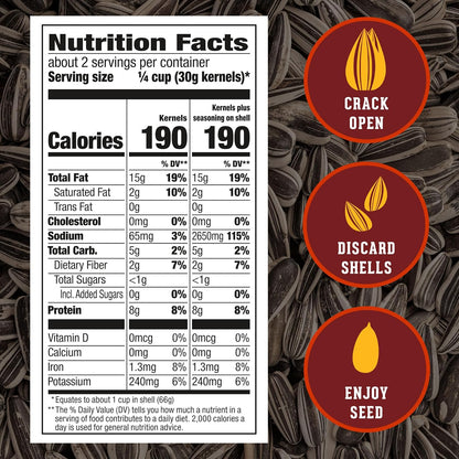 DAVID Jumbo Sunflower Seeds, Bar-B-Q Flavor, 5.25 oz – Portion-Controlled Crunch for Restrictive Diet Routines