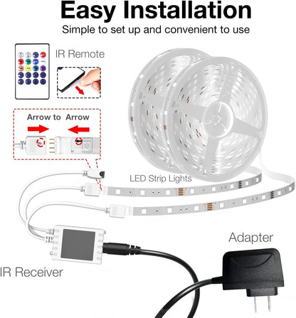 DAYBETTER WiFi LED Strip – Dimmable Ceiling and Shelf Accent Lighting for Cozy Home Atmosphere