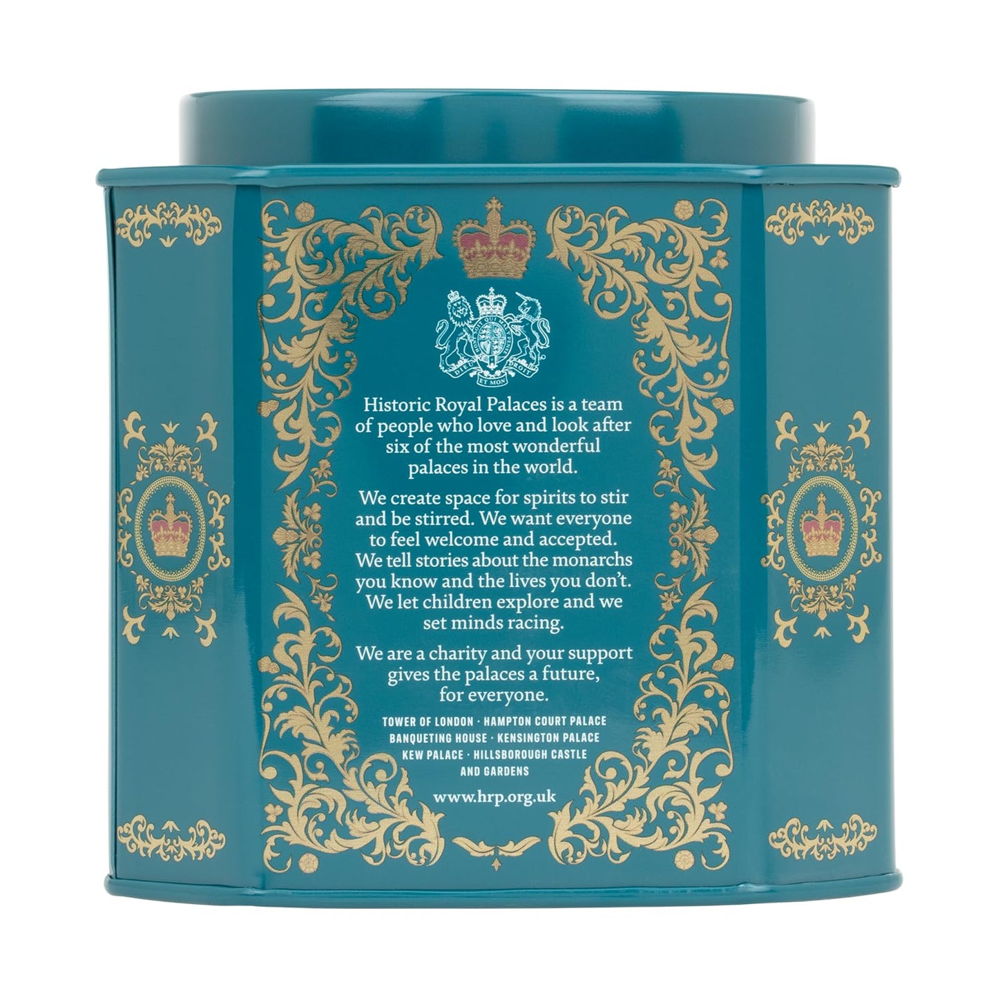 decorative reusable tin from the historic royal palaces collection (design varies by variant)