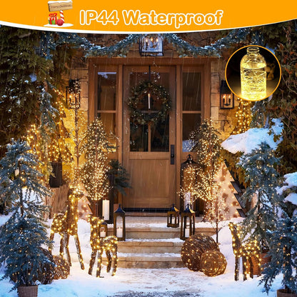 Decute 500LED Copper Wire Fairy Lights – Romantic Valentine's Day & Anniversary Gift, Warm White Dimmable Glow
