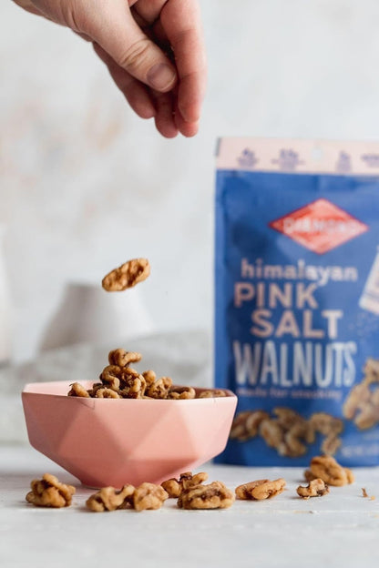 Diamond of California Himalayan Pink Salt Walnuts – Low-Carb Mindful Snack for Bedtime and Wind-Down Rituals