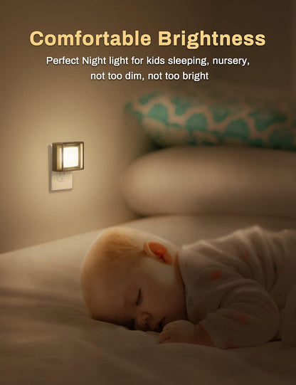 DORESshop Dimmable Night Light – Thoughtful Birthday Gift for Mom and Grandparents, Warm White Glow