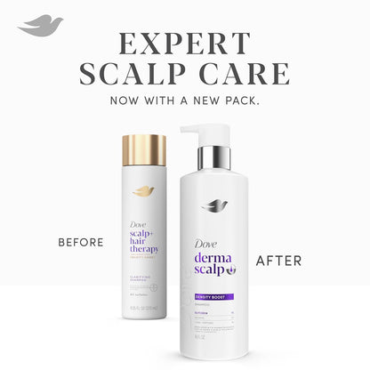 Dove Derma Scalp Density Boost Shampoo – High-End Scalp Density System, Volumizing Daily Treatment