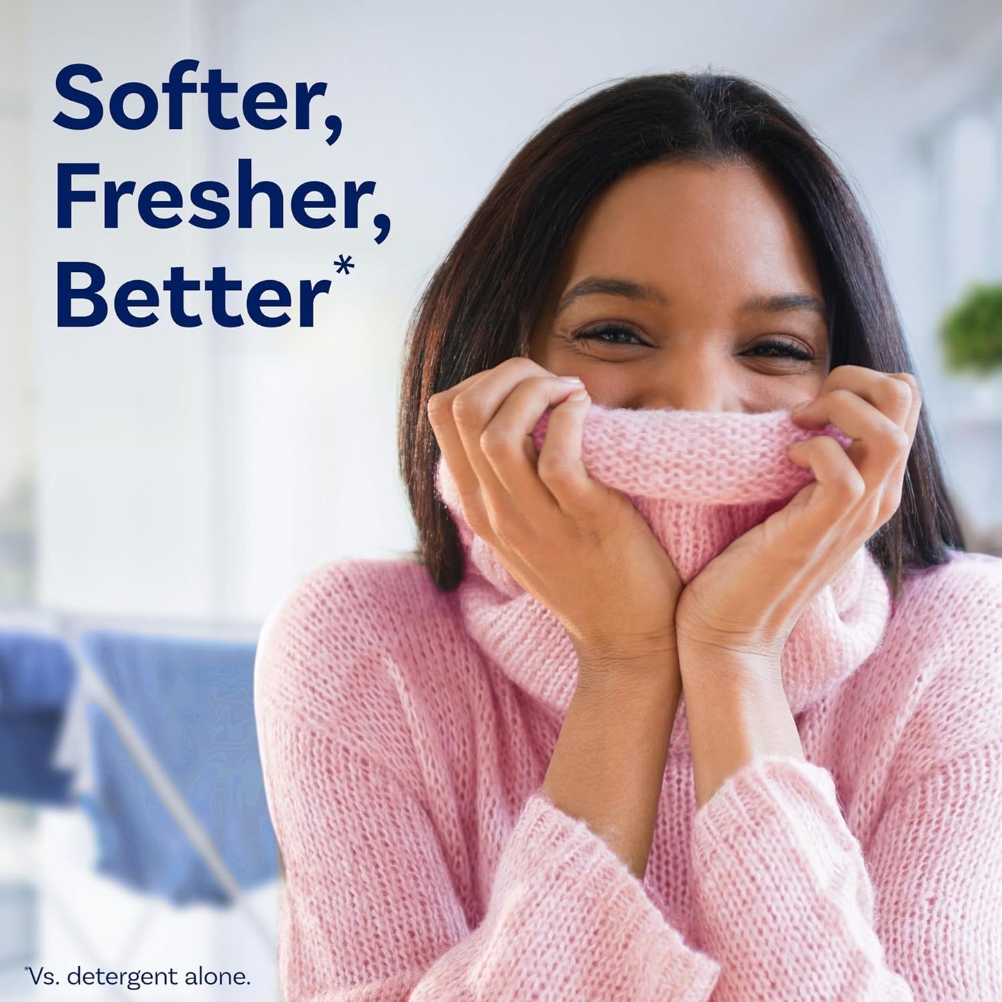 Downy Soft 2 in 1 Fabric Softener Liquid Cool Cotton, 150 Loads, Efficient Laundry Softener for Home Office Linens and Weekly Work Wardrobe Care