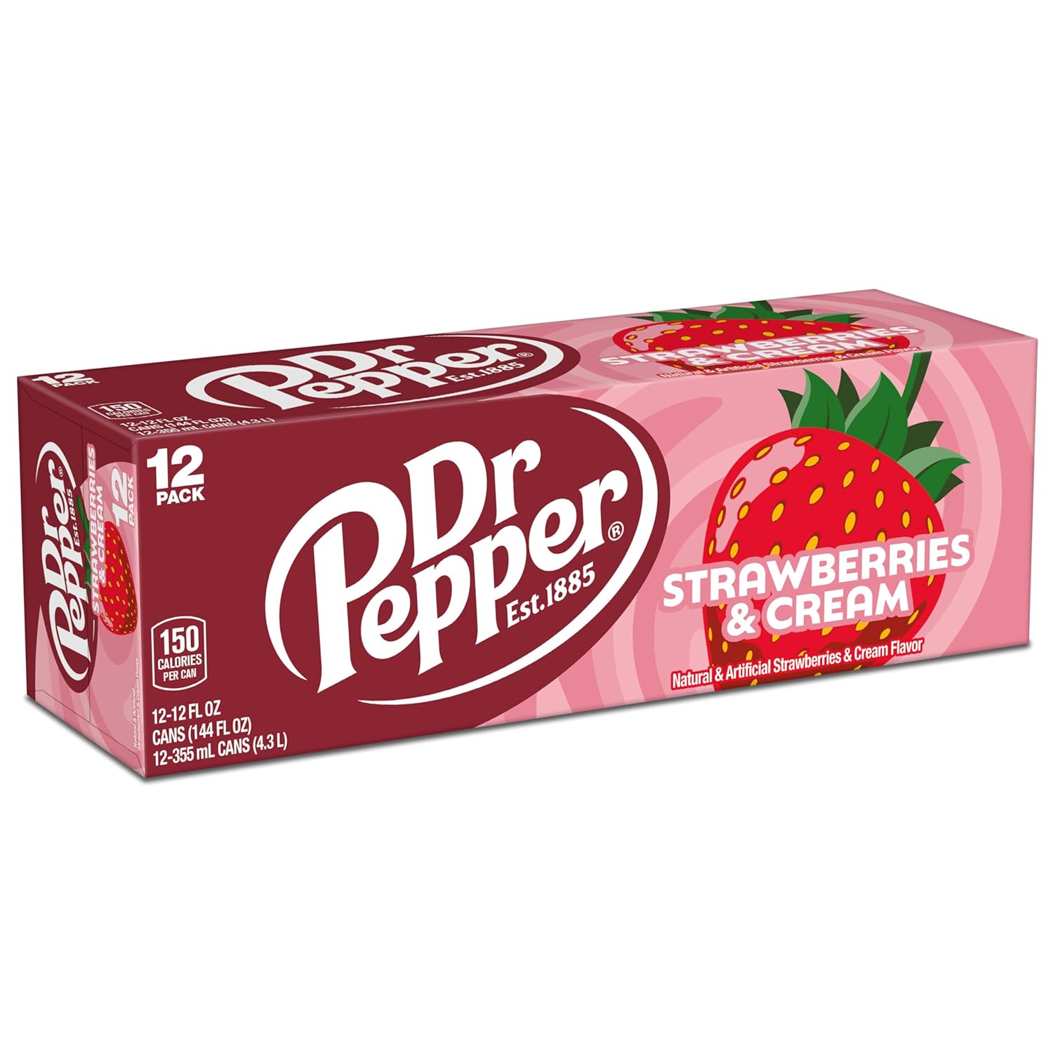 Dr Pepper Cream Soda Zero Sugar Cans – Calorie-Conscious Dessert Drink for Evening Wind-Down and Craving Control