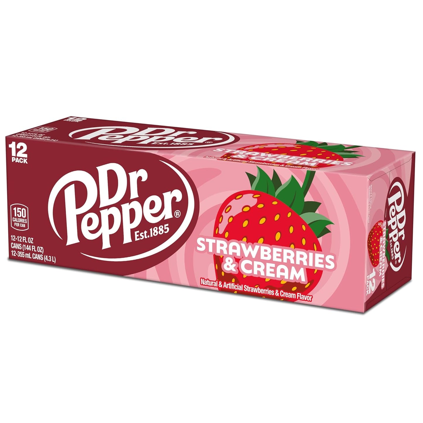 Dr Pepper Cream Soda Zero Sugar Cans – Calorie-Conscious Dessert Drink for Evening Wind-Down and Craving Control