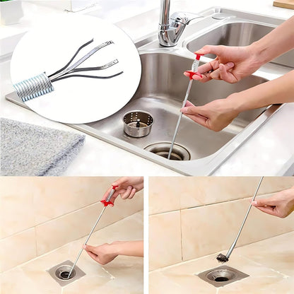 DrainWorx Drain Clog Remover – Fast One-Hand Drain Opener for Efficient Home Maintenance