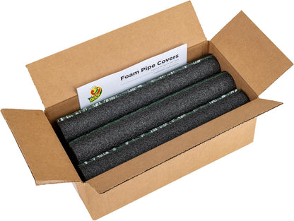 Duck Brand Foam Pipe Covers – Flameless Freeze Prevention for Homeowners in Cold Climates, Self-Sealing Pipe Wrap Eliminates Burst Pipe Emergencies