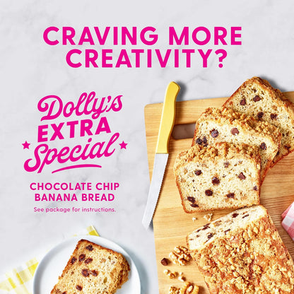 Duncan Hines Dolly Parton Banana Nut Baking Mix – Thoughtful Valentine's Day Gift for Her with a Box-Exclusive Dolly Recipe