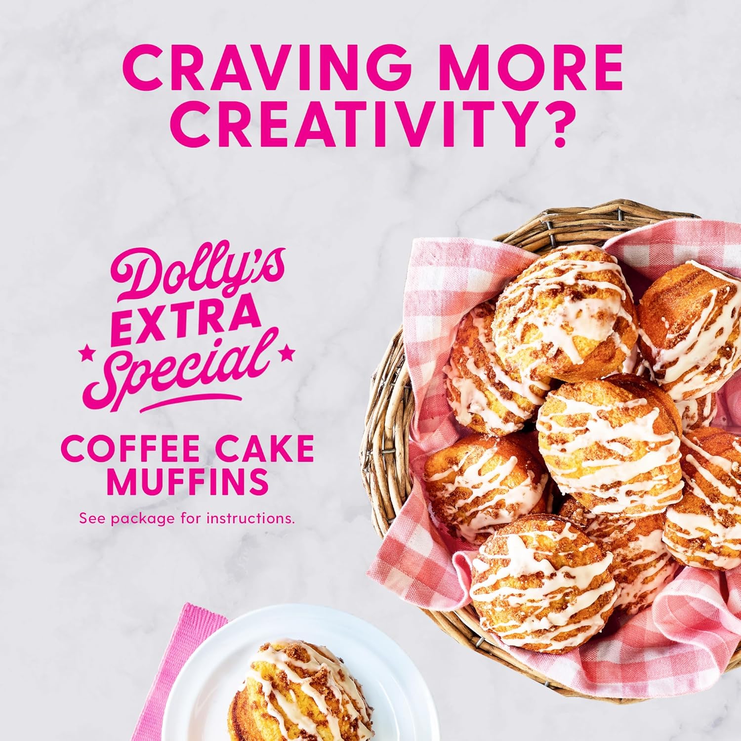 Duncan Hines Dolly Parton's Cinnamon Swirl Crumb Cake & Muffin Mix — Sweet Valentine's Day Gift for the Baker in Your Life
