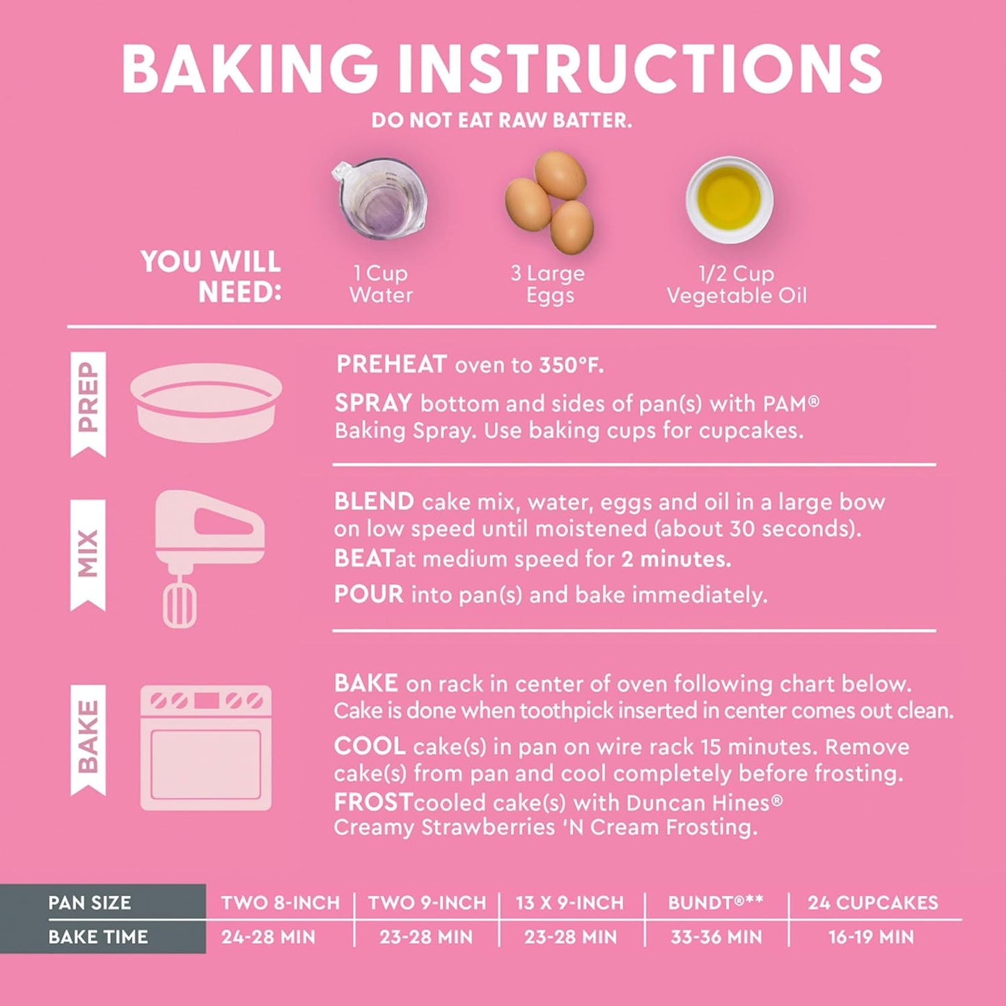 Duncan Hines Strawberry Supreme Cake Mix, 16.5 oz – Reliable Bake for Shared Dorm Kitchen Sessions
