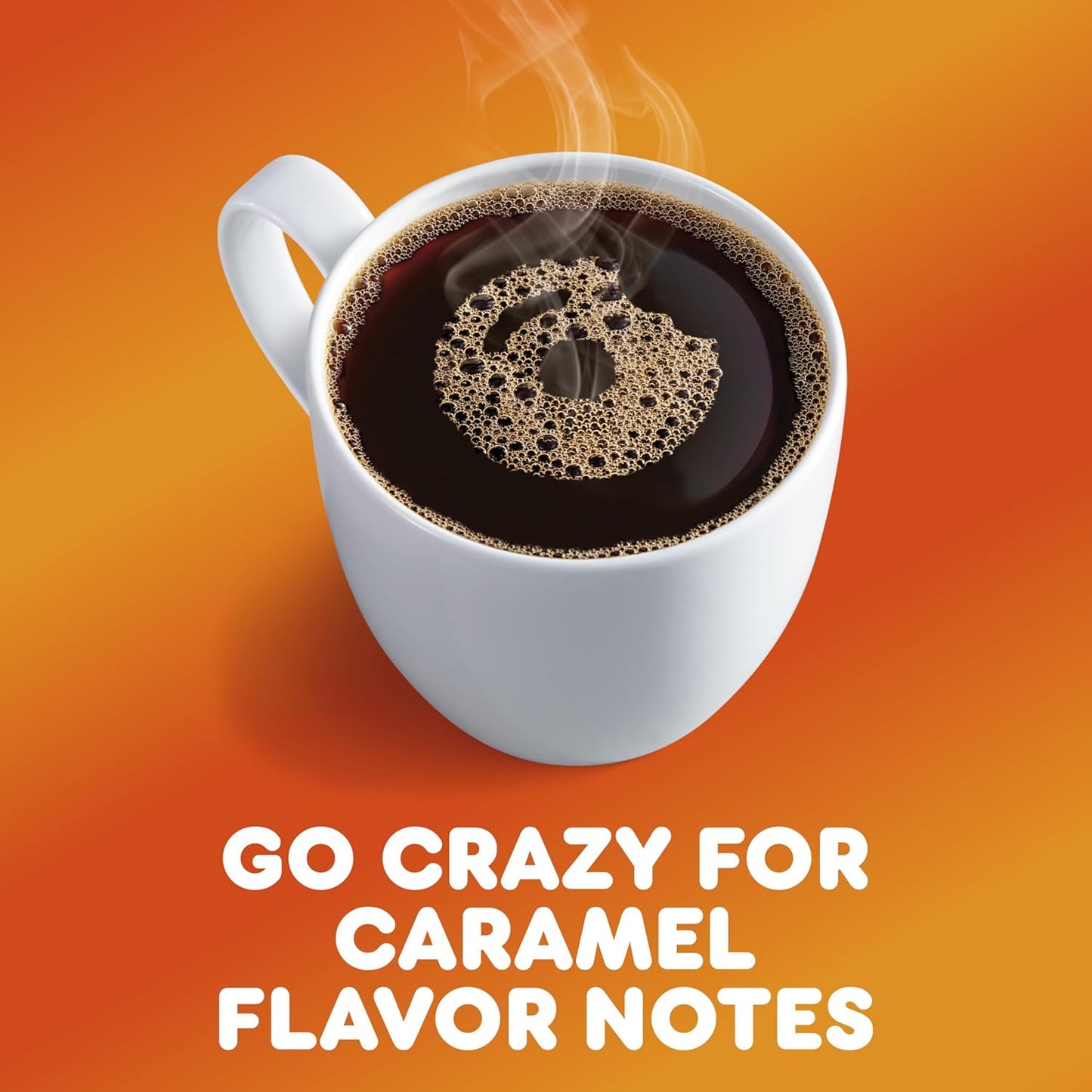 Dunkin' Caramel Ground Coffee – Valentine's Day Gift for Coffee Lovers, Cozy Shared Moment