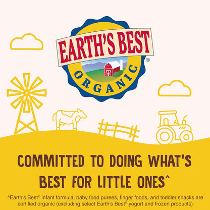 Earth's Best Organic Baby Snack – Mess-Controlled Single-Serve Hoops for Playroom and Daycare, Strawberry and Mango