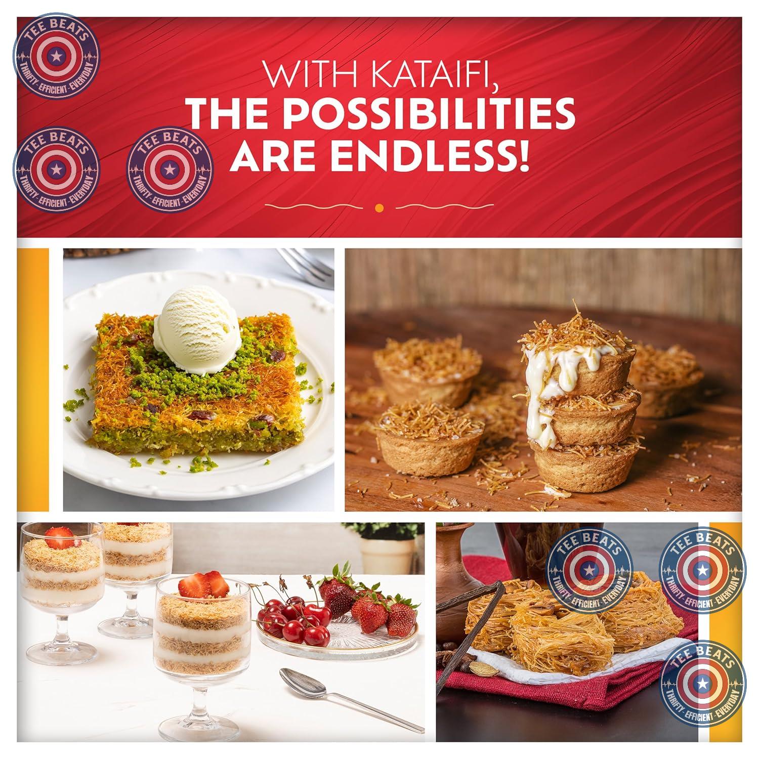 Eastanbul Chopped Kataifi Dough – Unique Birthday Gift for Her Who Loves Viral Desserts, Ready-to-Use Knafeh & Dubai Pistachio Chocolate Ingredient