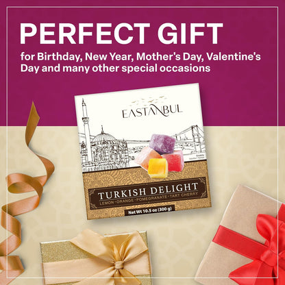 Eastanbul Lokum Candy Box, Housewarming and Birthday Gift for Women Who Love Unique Gourmet Sweets