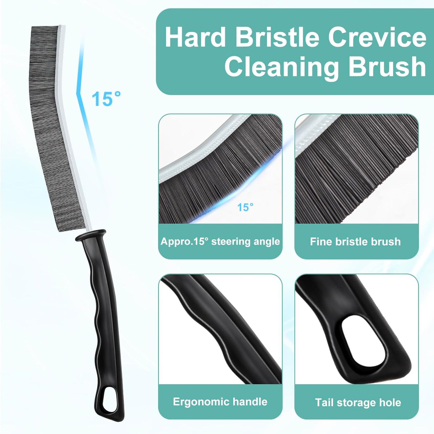 ECOZAY Hard-Bristled Gap Brush – Time-Saving Detailing for Busy Professionals and Renters