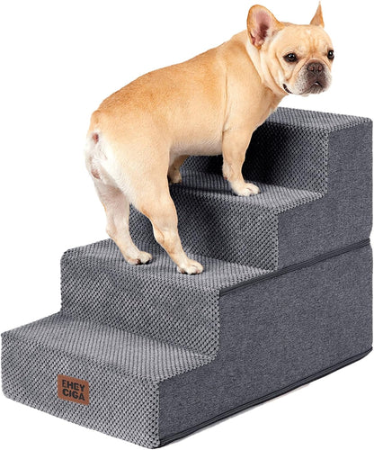 EHEYCIGA 4-Step Pet Stairs – Practical Housewarming Gift for Cat Lovers and Small Dog Owners