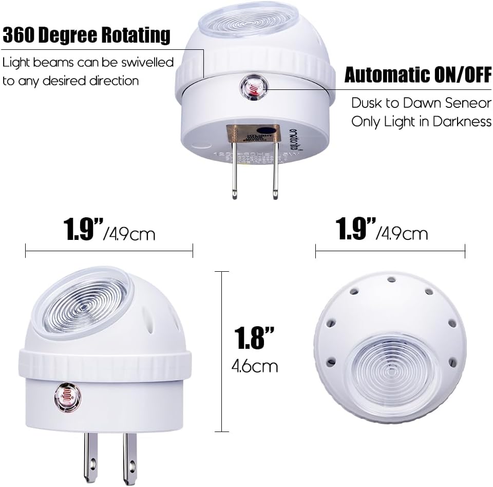 Emotionlite LED Nightlight – Living Room and Kitchen Mood Light, Soft Directional Beam, UL Listed Style Meets Function