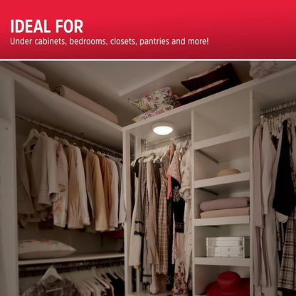 Energizer Touch-Activated Puck Light – Simple One-Tap Illumination for Uncluttered Hallways and Bedrooms