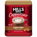 Hills Bros. Instant Cappuccino Mix Sugar Free French Vanilla – RV and Road Trip Beverage, No Equipment Required