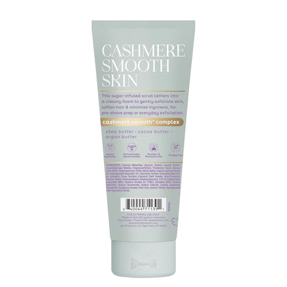 eos Cashmere Skin Collection Vanilla Body Scrub – Uncomplicated Pre-Shave Polish for Clutter-Free Bathroom Counter Essentials