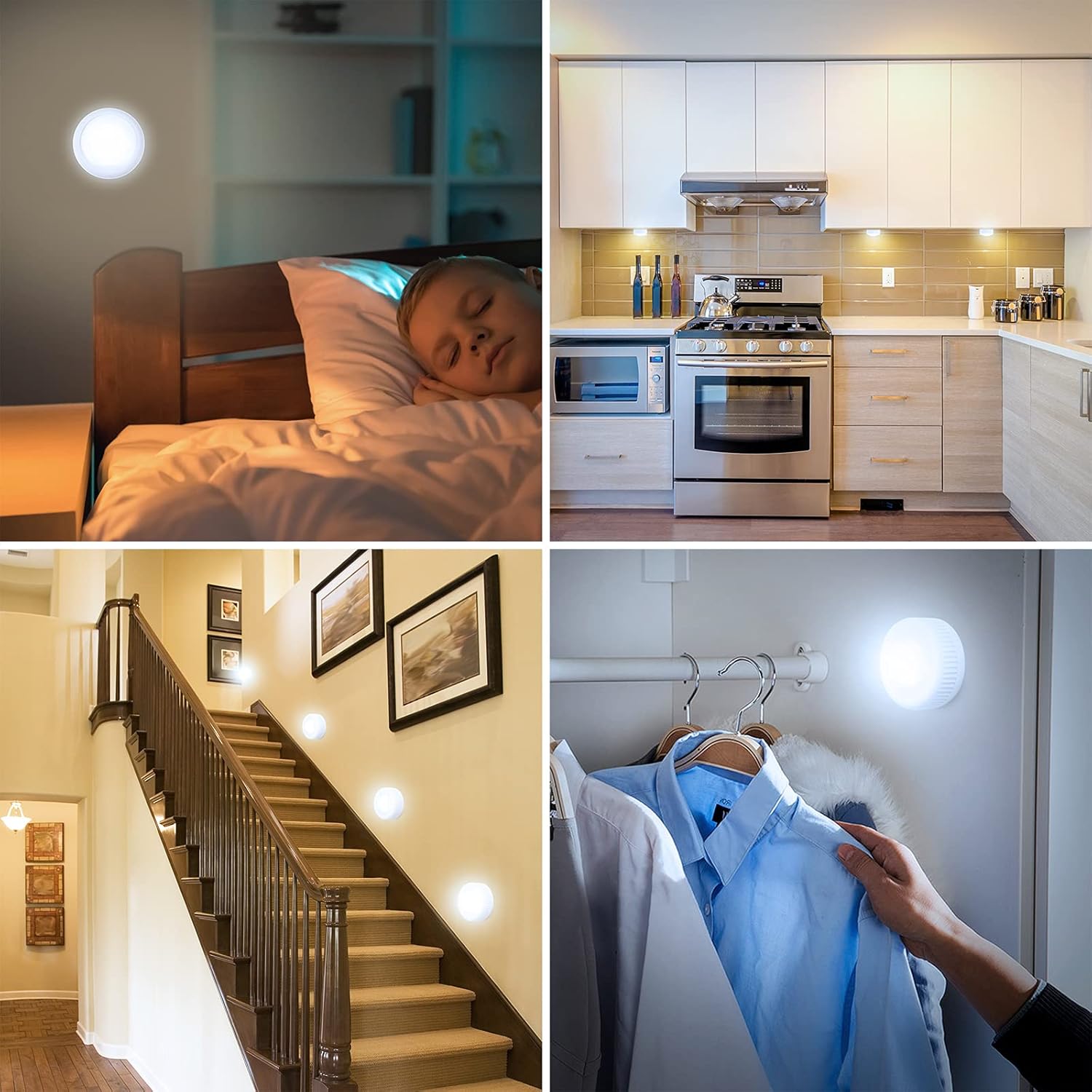 EverBrite Push Light – Birthday Gift for Mom and Her, Cozy Bedroom Accent Light, 3-Pack