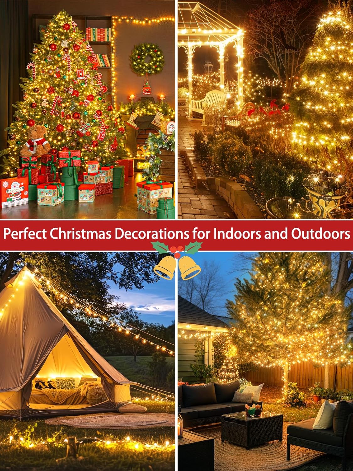 Everglow LED Fairy Lights – Playroom and Kids' Room Lighting with No Flame, No Heat, and Auto Shutoff