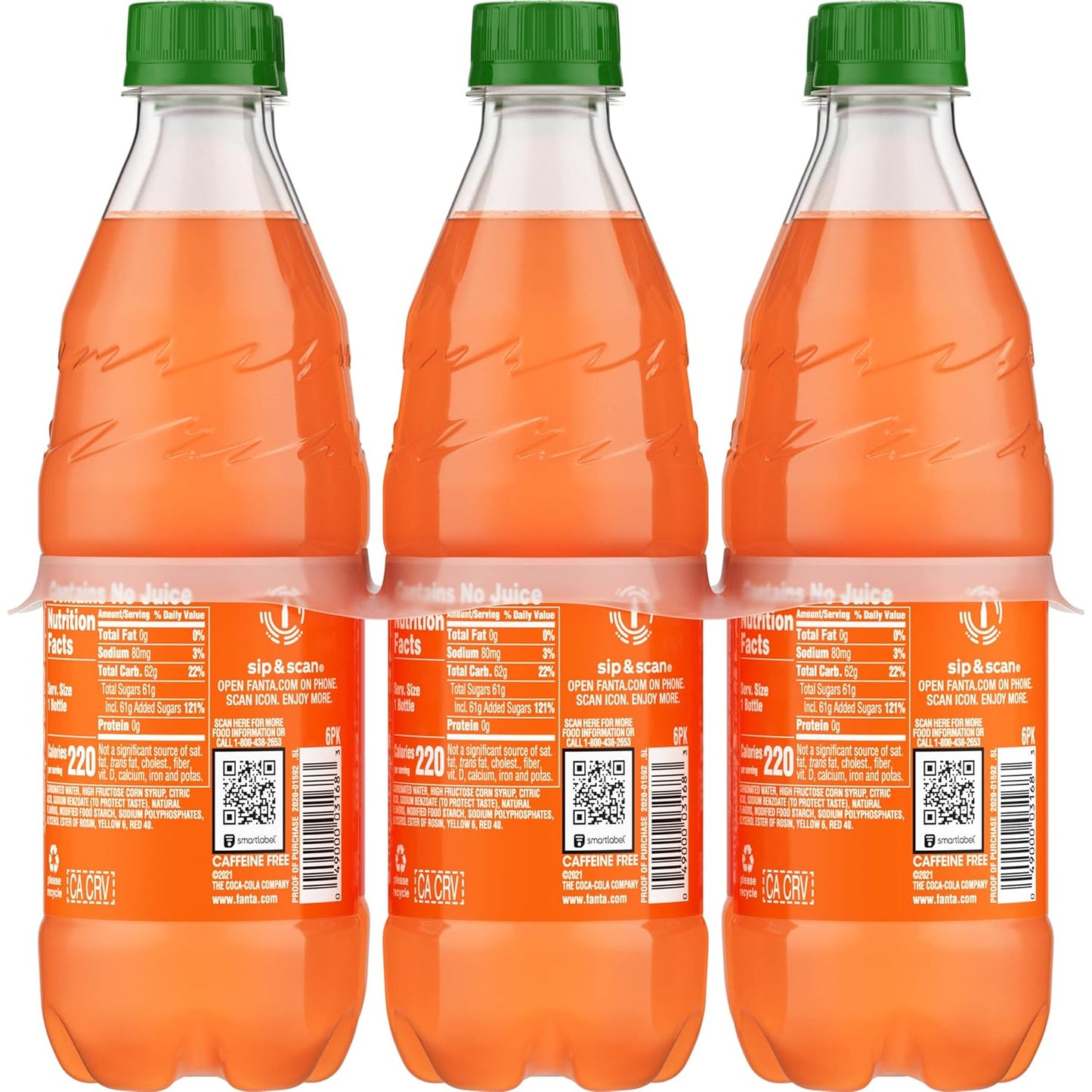 Fanta Orange Soda – Hostess and Housewarming Gift, Crowd-Pleasing 6 Pack of 16.9 fl oz Bottles