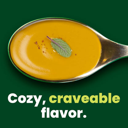 flavor profile of butternut squash, ginger, onion, garlic, cinnamon, and nutmeg