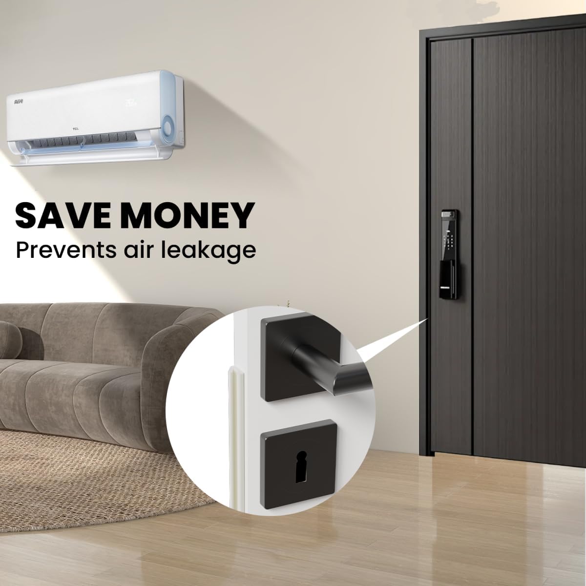 FoamGuard V-Profile Weather Stripping – Study Room Door Draft Stopper for Deep Concentration, Reduce Distracting Background Noise