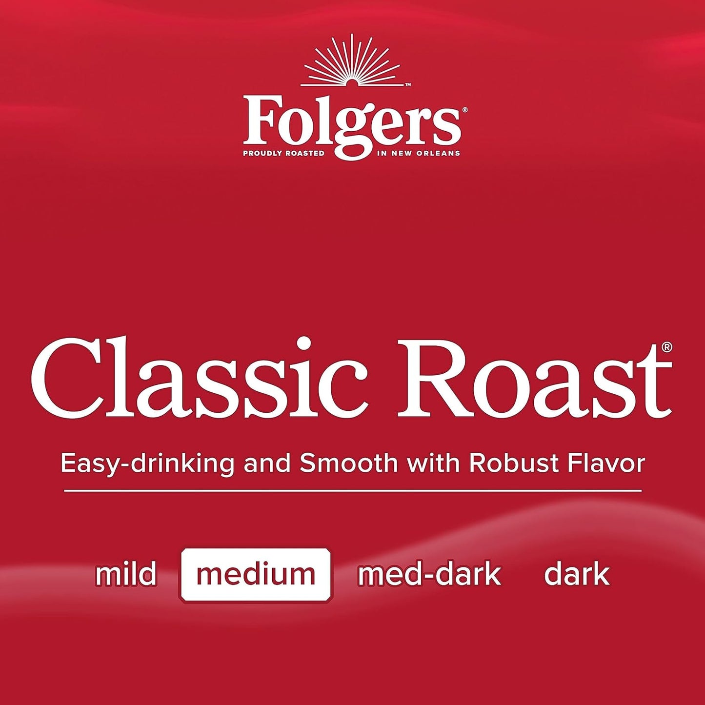 Folgers Classic Roast Instant Coffee – Single-Serve Office Jar for Distraction-Free Desk Brewing