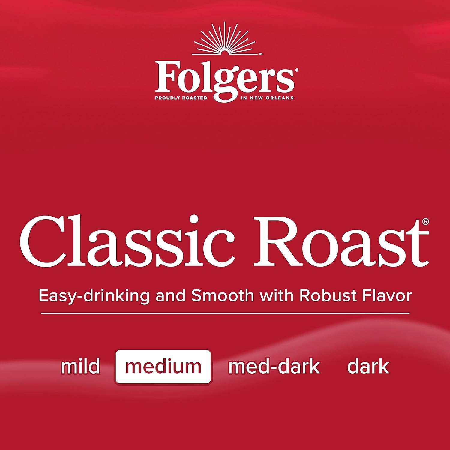 Folgers Classic Roast Instant Coffee – Single-Serve Office Jar for Distraction-Free Desk Brewing