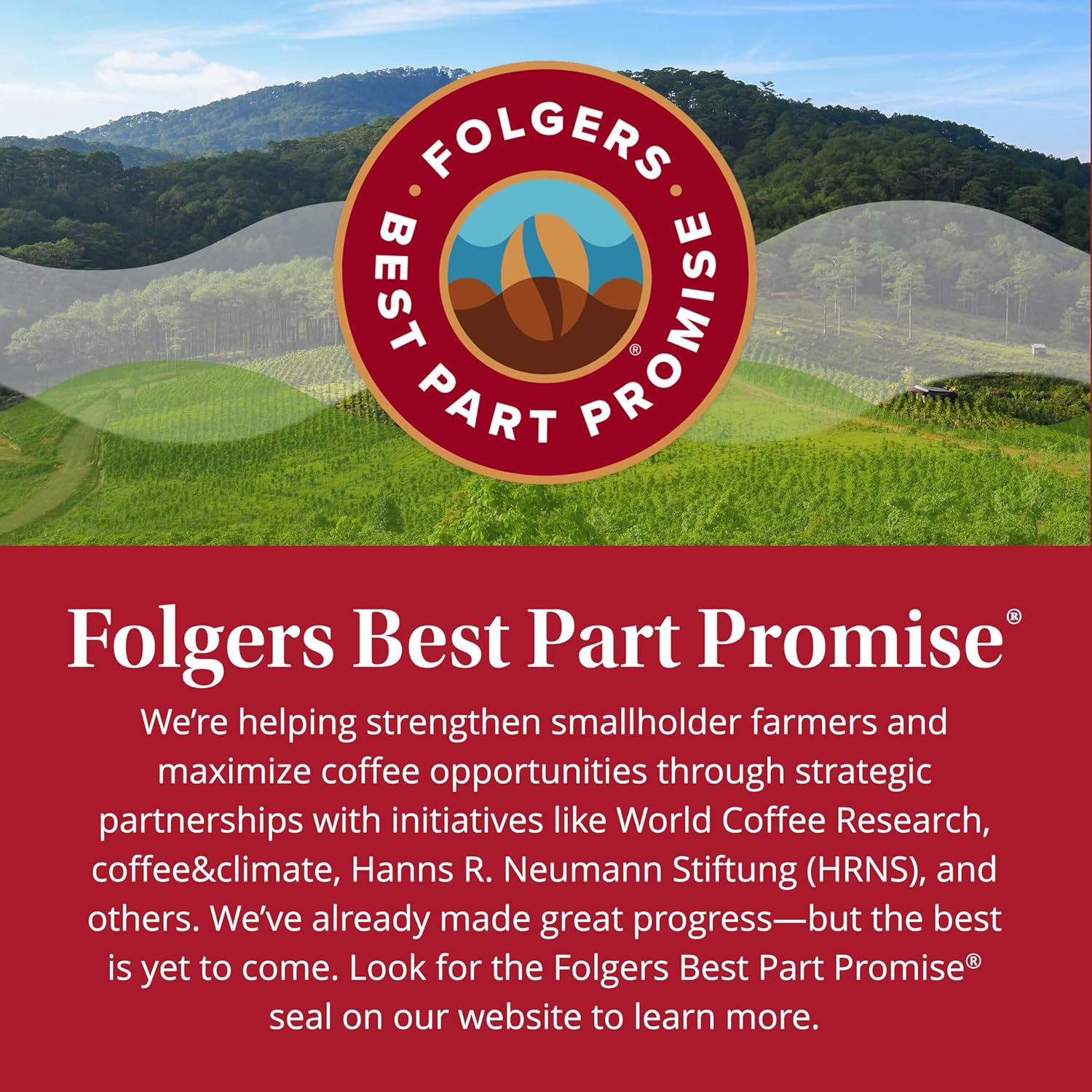 Folgers Classic Roast Instant Coffee – Single-Serve Office Jar for Distraction-Free Desk Brewing