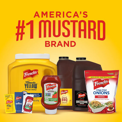 French's Classic Yellow Mustard, 105 oz – Commercial Kitchen Mustard for Streamlining Sandwich, Dressing, and Marinade Prep