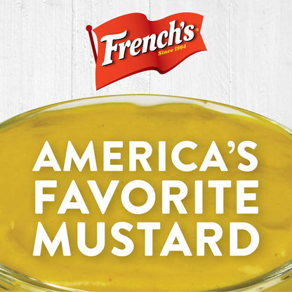 French's Classic Yellow Mustard, 30 oz – Back-of-House Bulk Mustard for Hot Dog, Burger, and Sandwich Prep Stations