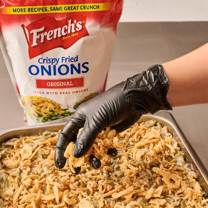 French's Original Crispy Fried Onions 24 oz – Plant-Forward Topping for Healthy Salad and Bowl Prep