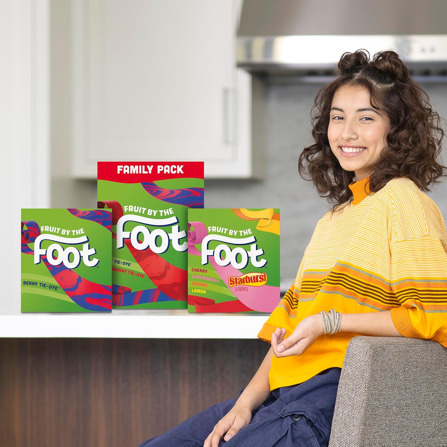 Fruit by the Foot Fruit Flavored Snacks Variety Pack – Better-For-You Kids Snack with No Gelatin, 6 Count Box