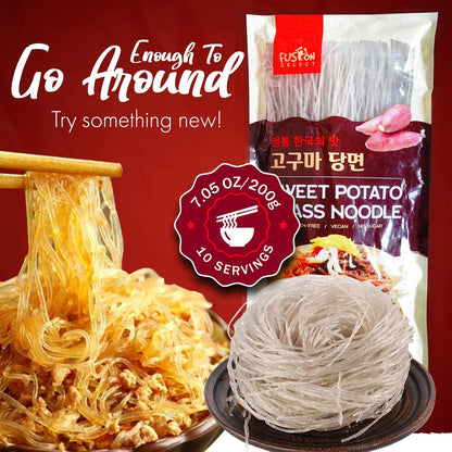 Fusion Select Sweet Potato Glass Noodles – Ready-in-Minutes Stir-Fry Noodle for Focused Weekly Planning, Vegan
