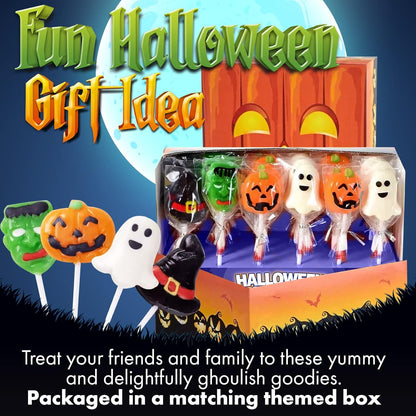 Fusion Select Trick or Treat Lollipops – Sturdy Outdoor Candy for Front Porch Bowls, Driveway Handouts & Neighborhood Stations