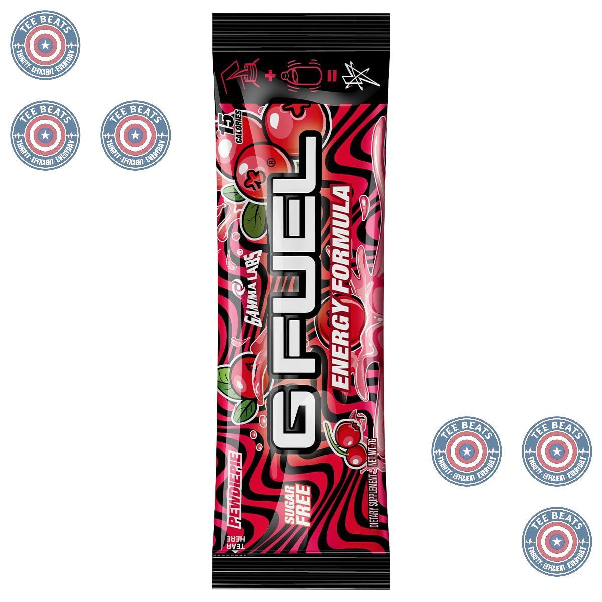 G Fuel PewDiePie Energy Powder – Clean Caffeine Focus Drink Mix for Streamers, Students, and Battlestation Setups