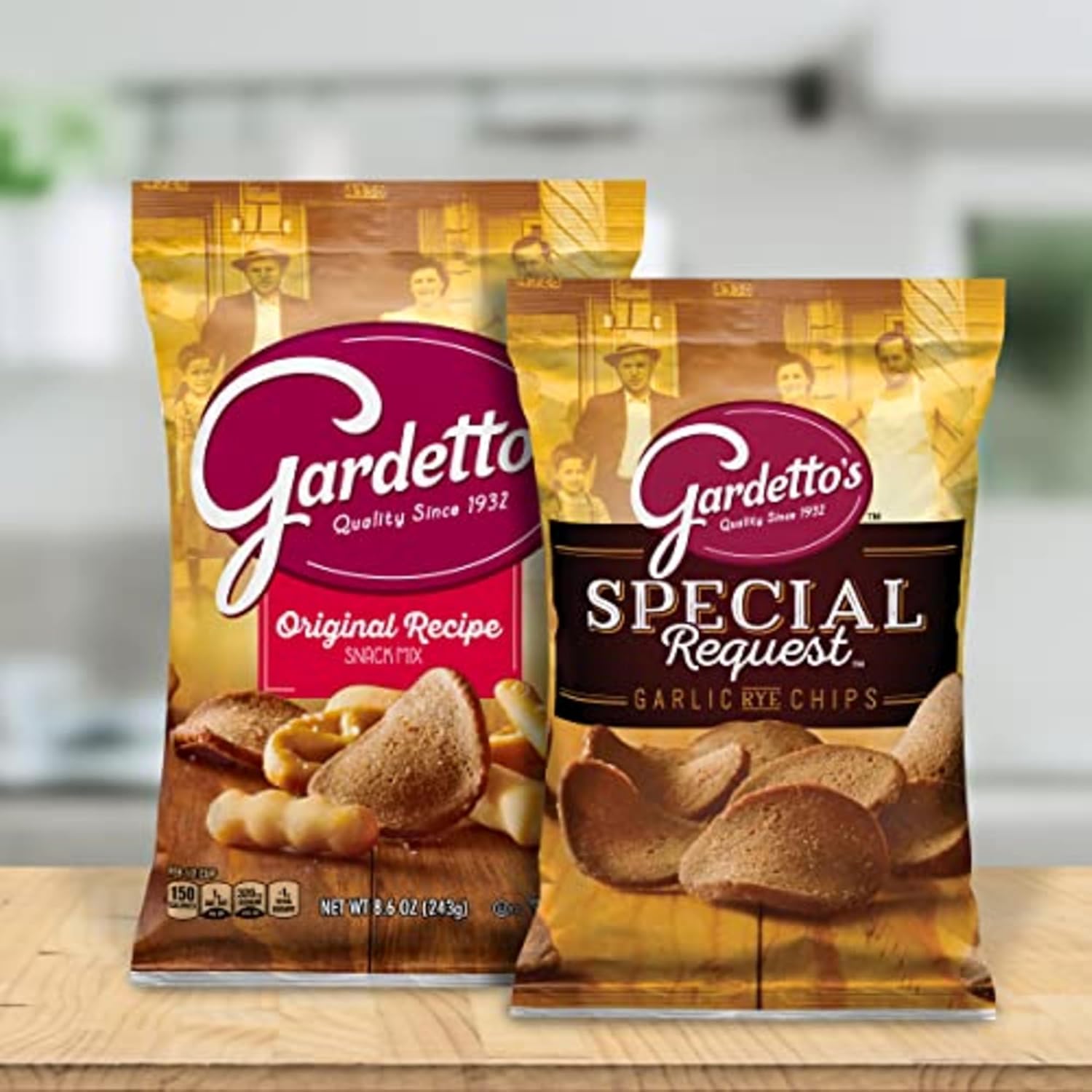 Gardetto's Original Recipe Snack Mix – Individually Wrapped Lunchbox Snacks for Kids, Pre-Portioned 1.75 oz Bags