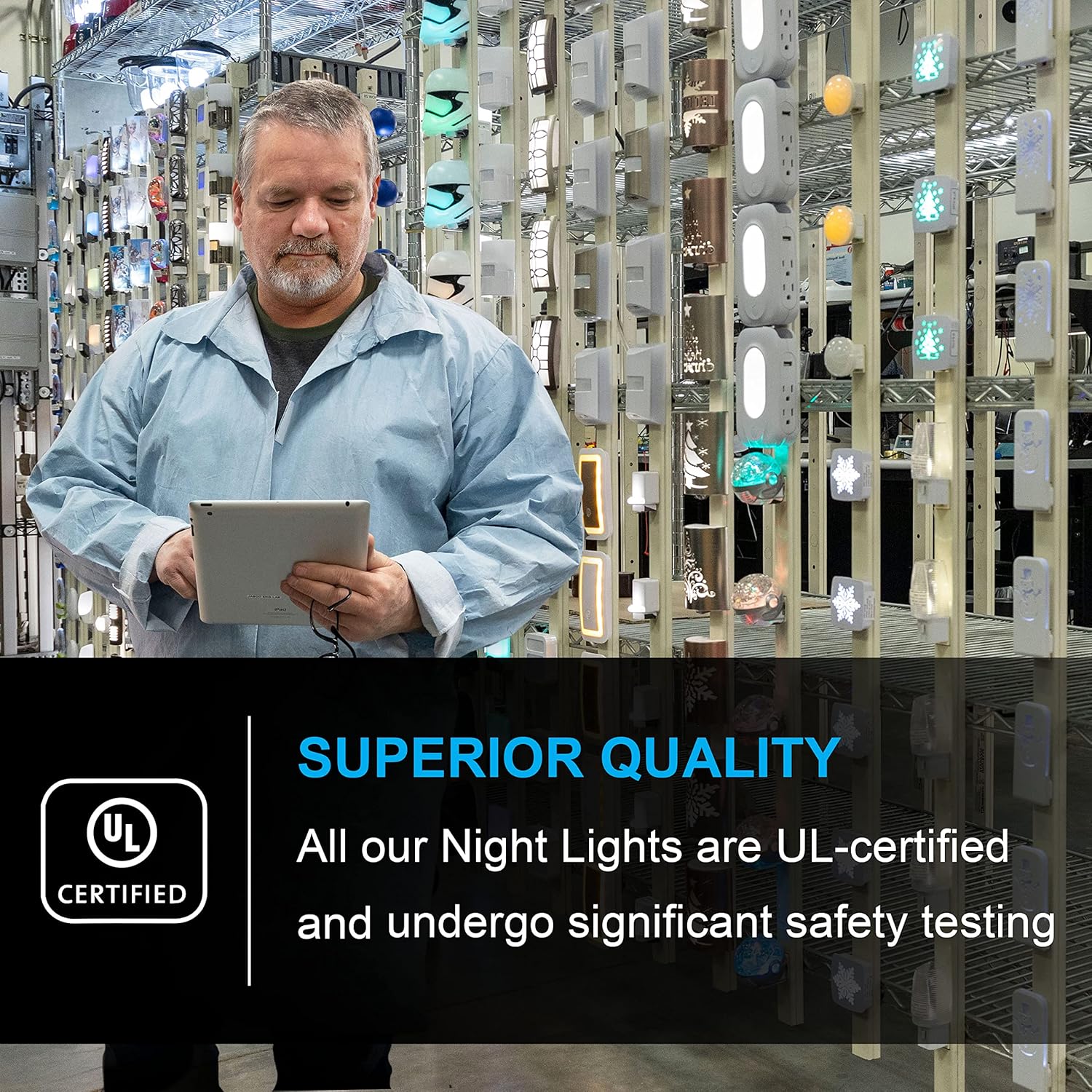 GE Minimalist Night Light – Clean White Plug-in with Set-and-Forget Dusk-to-Dawn Sensor