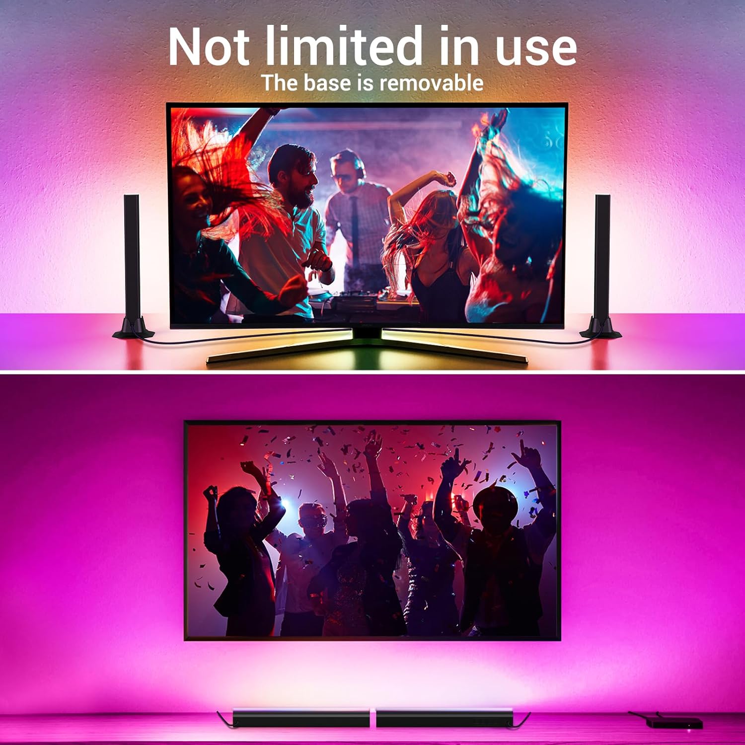 GiftBrand Light Bars for Playroom – Cool to Touch RGB Backlight, Remote Control LED Bars for Kids Desk