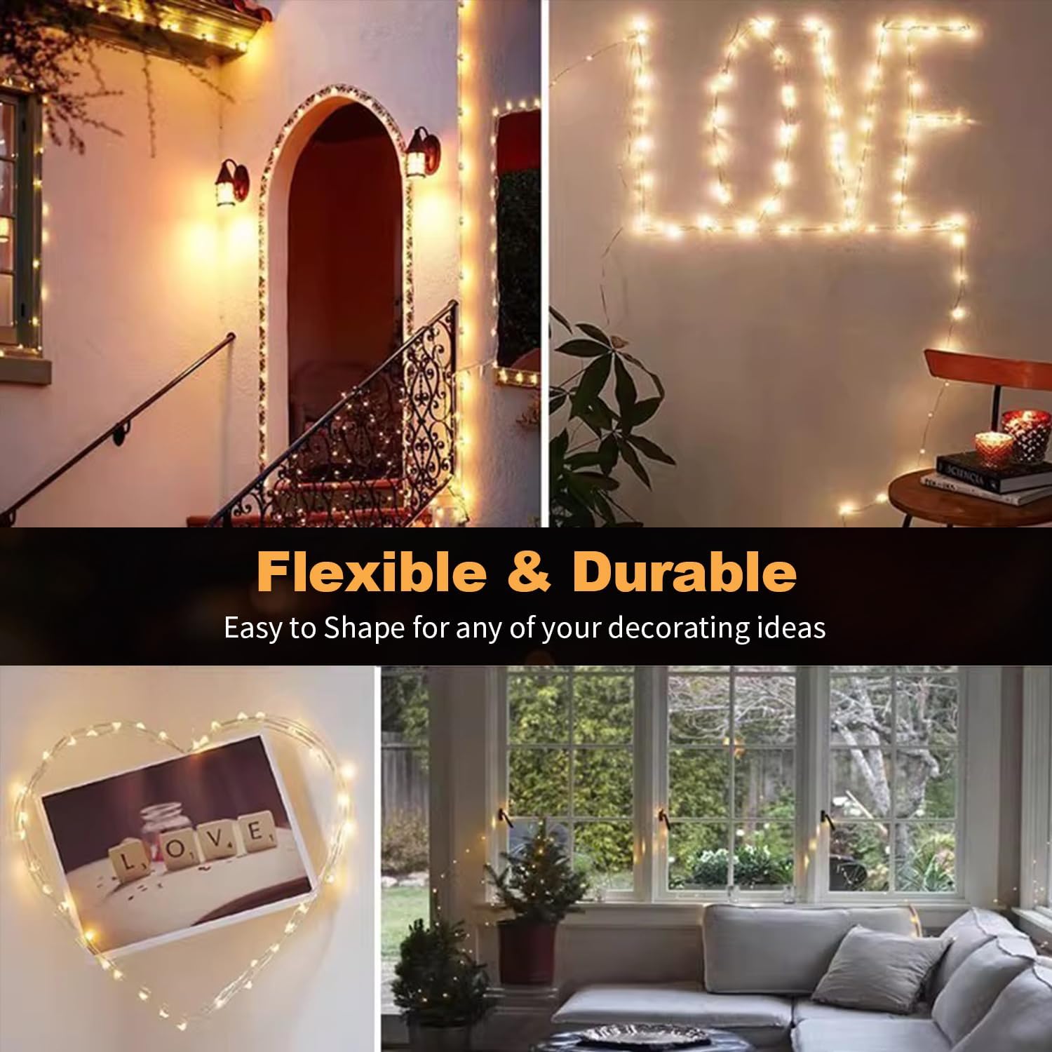 GlowNook Battery Fairy Lights – Holiday Gift for Mom and Friends, Pre-Installed Batteries for Instant Use