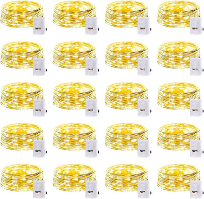 GlowNook Battery Fairy Lights – Holiday Gift for Mom and Friends, Pre-Installed Batteries for Instant Use