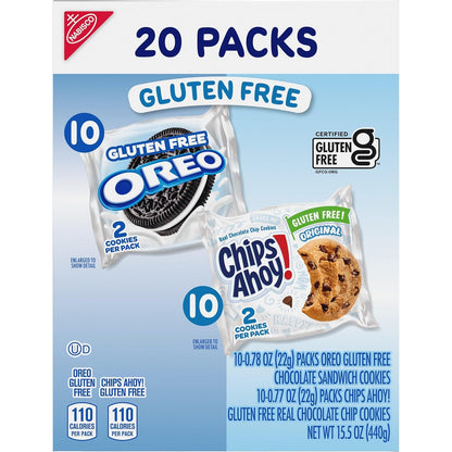 Gluten Free OREO & CHIPS AHOY! Variety Pack – Conference Room and Reception Area Treats for Shared Workspaces