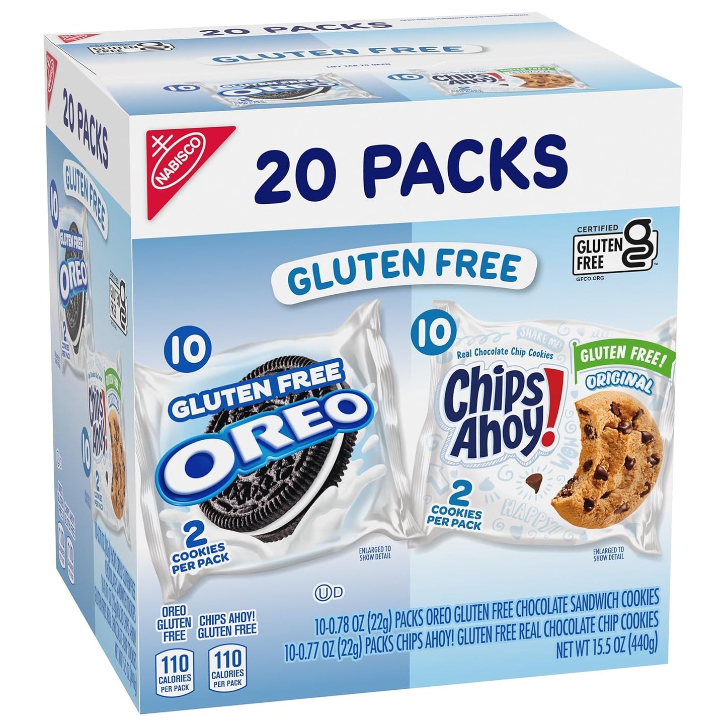 Gluten Free OREO & CHIPS AHOY! Variety Pack – Conference Room and Reception Area Treats for Shared Workspaces